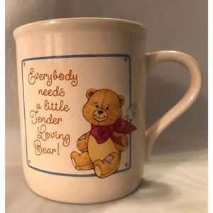 Vintage 1984 Hallmark Tender Loving Bear Coffee/Tea Cup/Mug Japan